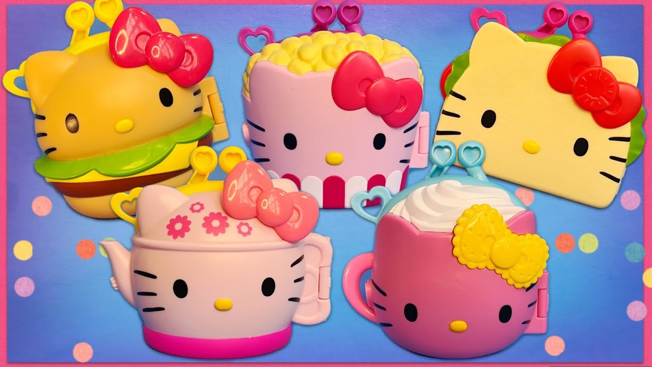 Hello Kitty and Friends Minis | Hamburger, Popcorn, Taco, Tea Party, & Hot Cocoa