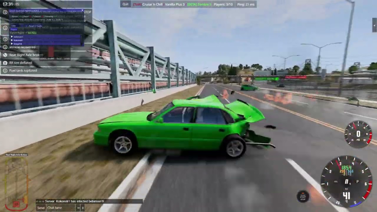Infection with three dummies
