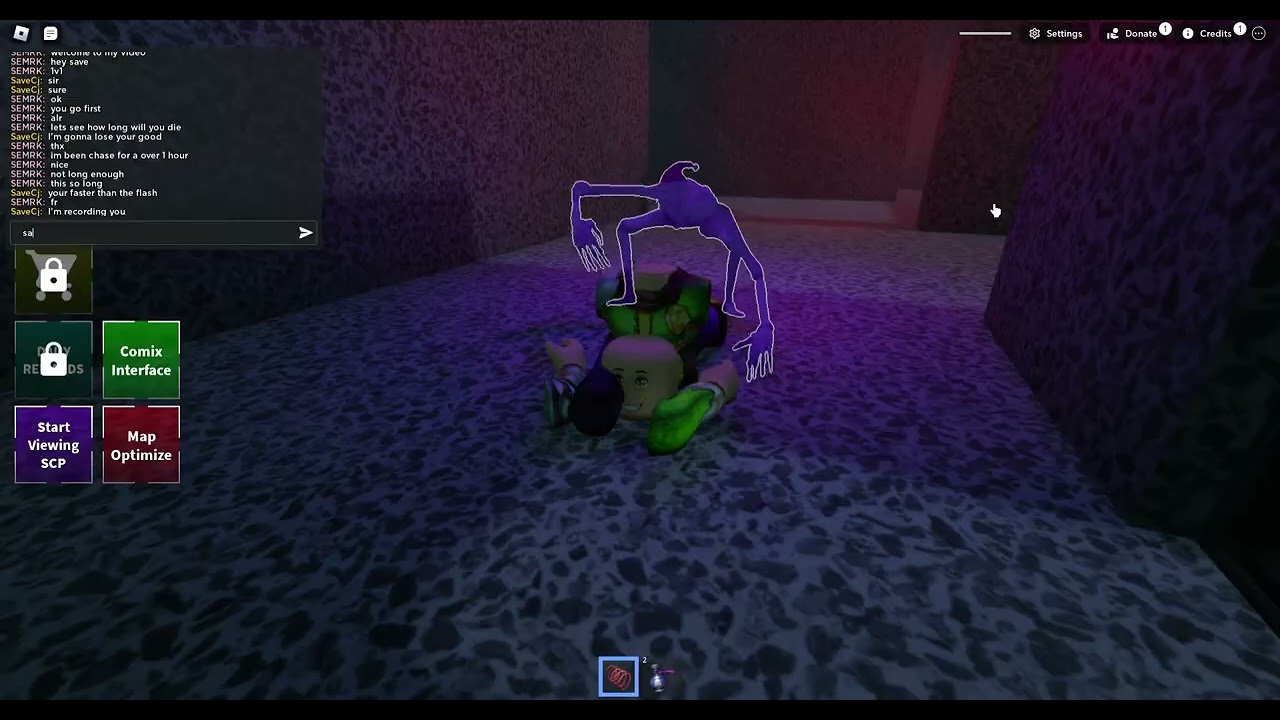 Roblox SCP-096 Comix  Demostration Gameplay (old vid)