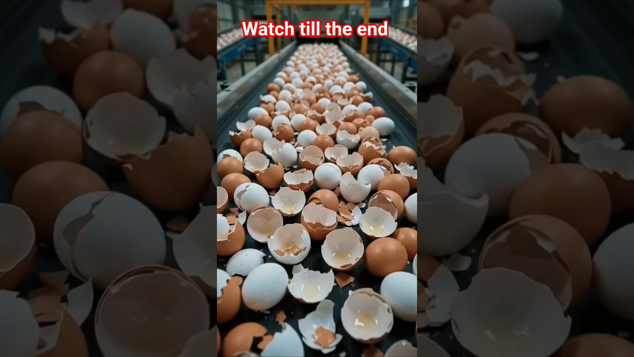 You Throw Away Eggshells... Factories See Something Valuable! 😱