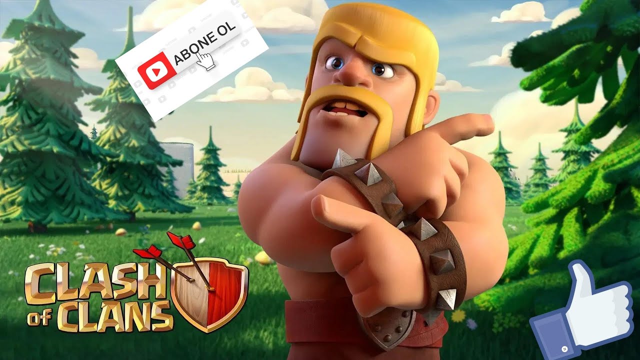 CLASH of CLANS OYUNU DENEDİM GÜZEL OYUN HERKESE TAVSİYE EDERİM