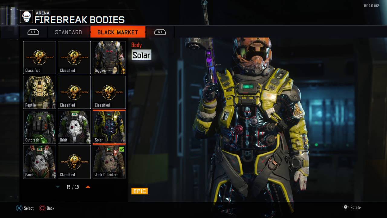 Full Halloween Outfit - October Contraband In BO3!