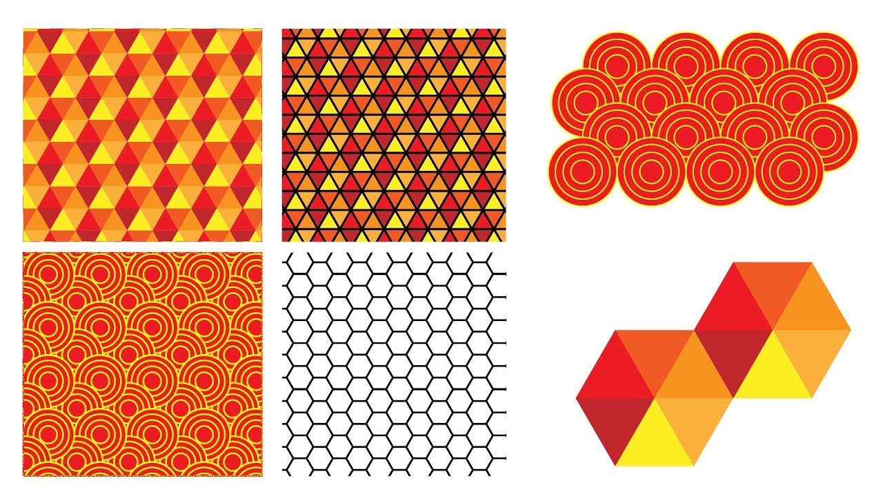 #Ai-16 Create Patterns | Beautiful Patterns Design in adobe illustrators Hindi Class For beginners