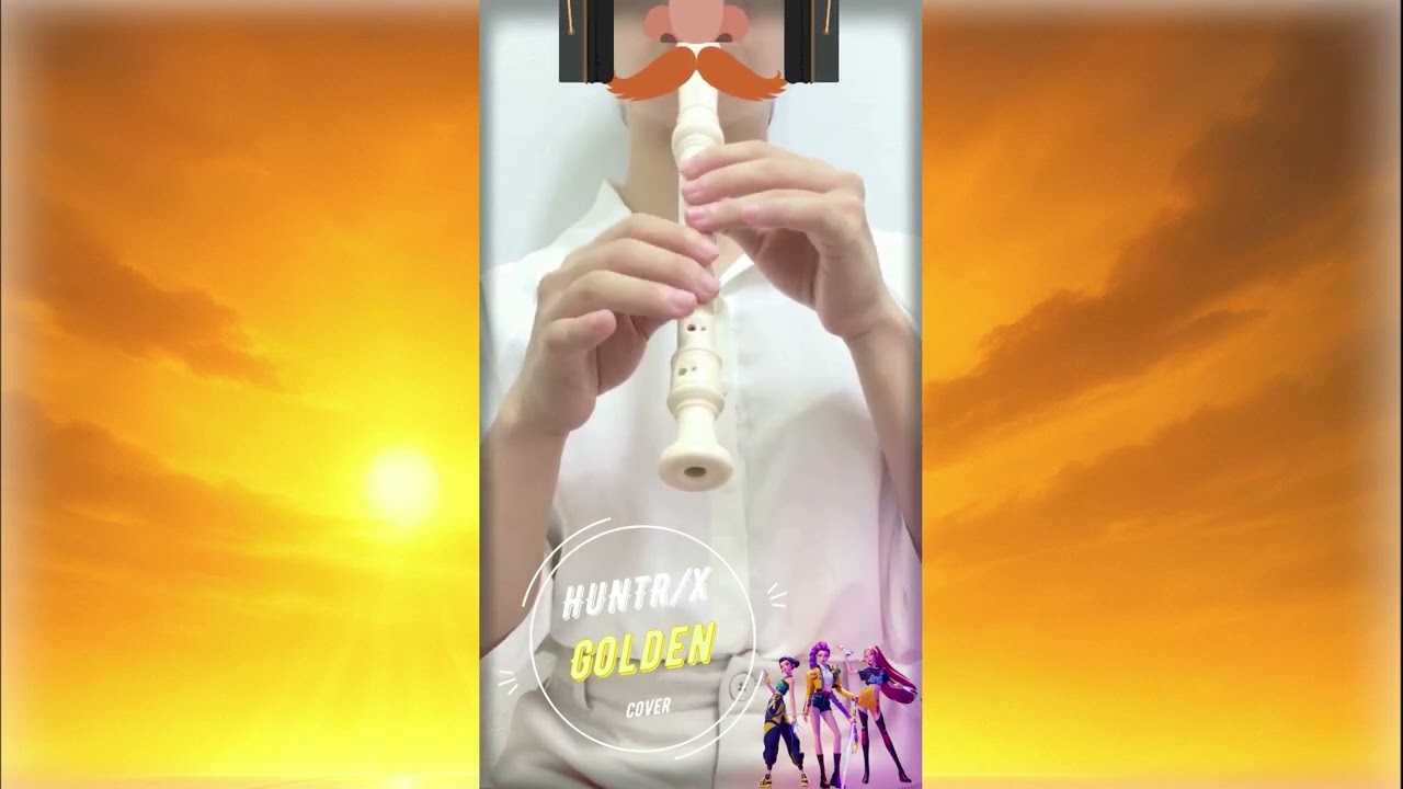 📀HUNTR/X – ‘Golden’ | Recorder Cover