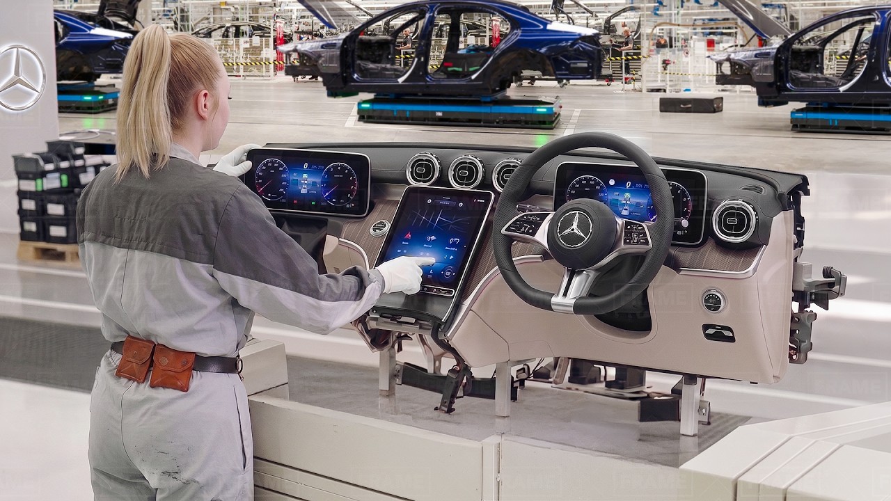 How Germany Builds the Most Expensive Mercedes S-500 Inside a Super-Modern Factory