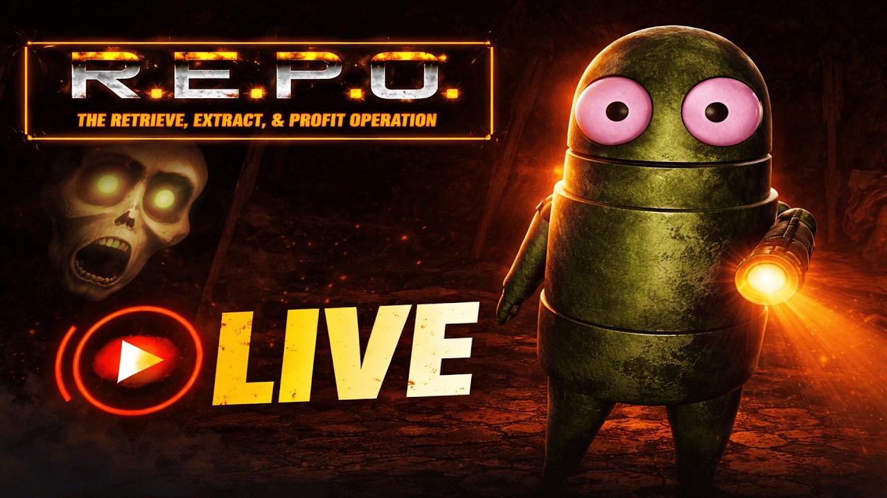 LIVE DE R.E.P.O vou tentar SOBREVIVER ao CAOS