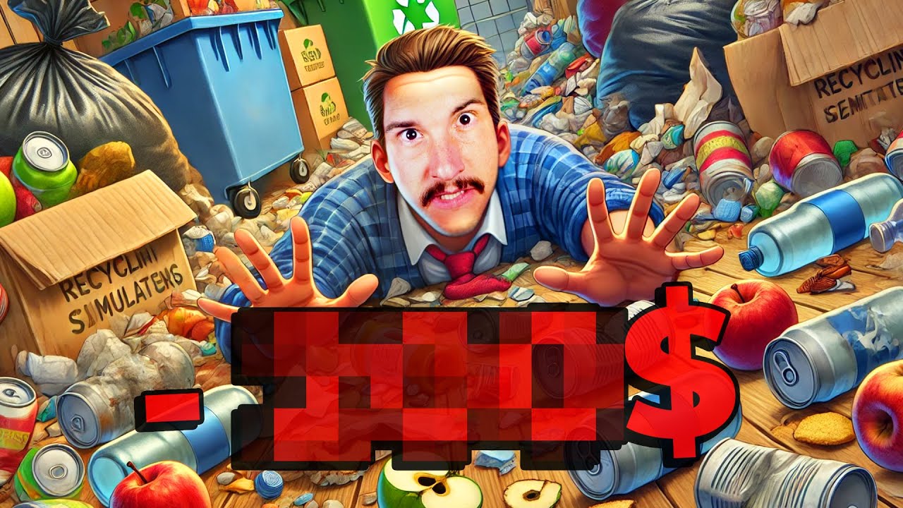 OKRADLI MNIE!!! | RECYCLING CENTER SIMULATOR #2 #simulator #gameplay #simulatorgames