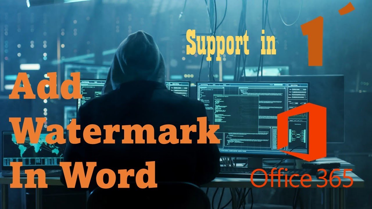 ADD watermark in Word