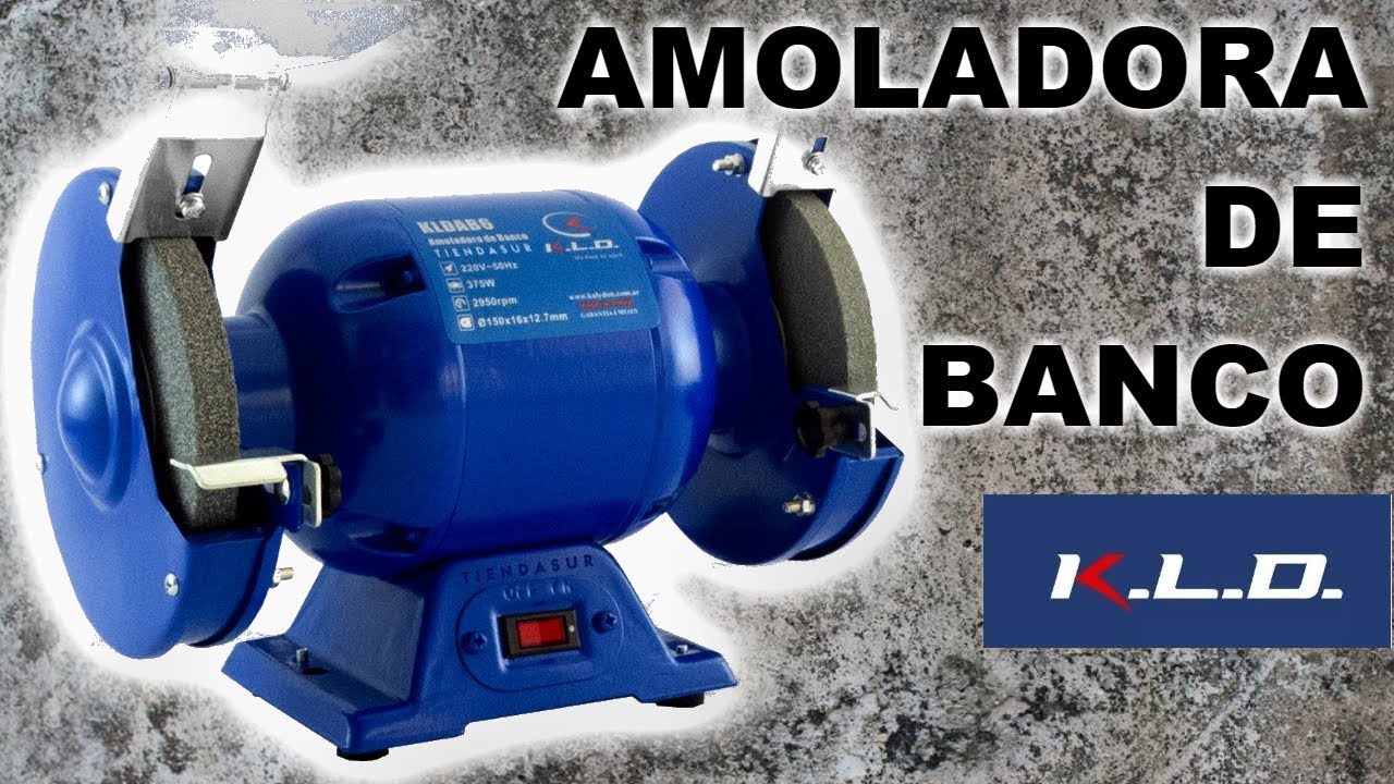 Como afilar mechas o brocas - Amoladora de banco KLD - Tutoboxing