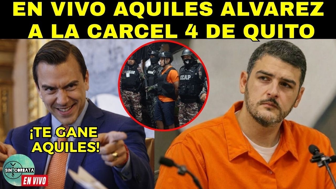 DE ULTIMA HORA! AQUILES ALVAREZ SERÁ LLEVADO A LA CARCEL 4 DE QUITO 🔴 EN VIVO