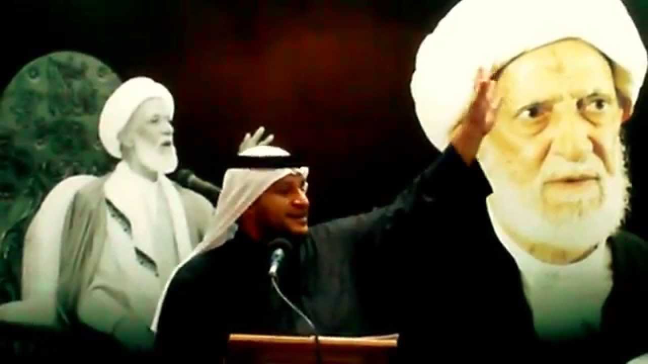 الشاعر عبدالله القرمزي - تأبين العلامة العصفور قده