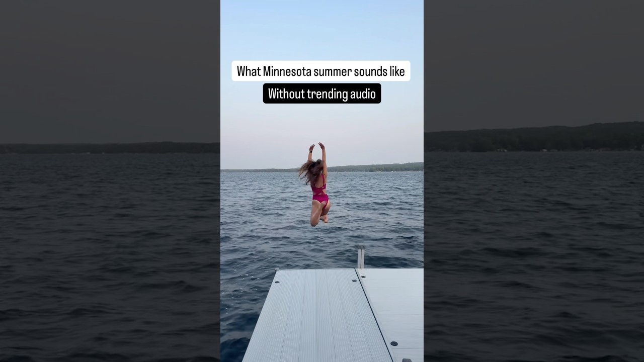 What summer in Minnesota sounds like without trending audio 🦆🛶☀️🌷🍄💜