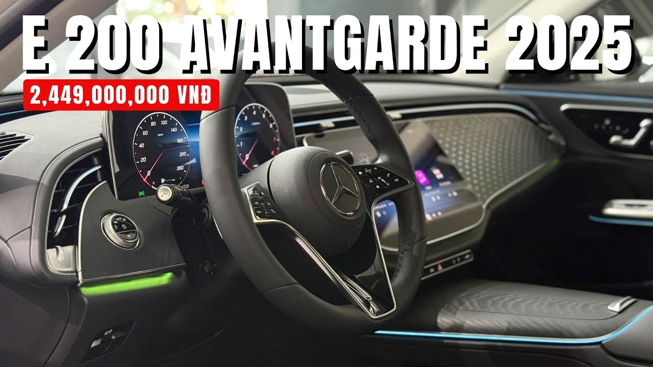 Mercedes E200 Avantgarde 2025 | Giá niêm yết 2tỷ449 | Vũ Mercedes
