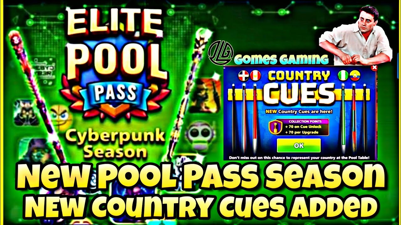 🔴 8 Ball Pool - New Pool Pass Season of  Cyberpunk Leaked 😍 | New 8 Ball Pool Pass Season 🔴