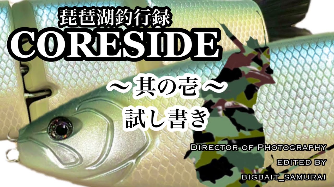 【琵琶湖バス釣り】コアサイド（CORESIDE）ジャイアントベイト　ビッグベイト