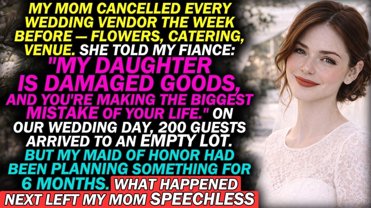 My Mom Sabotaged My Wedding Vendor Behind My Back — She Never Expected What She Walked Into