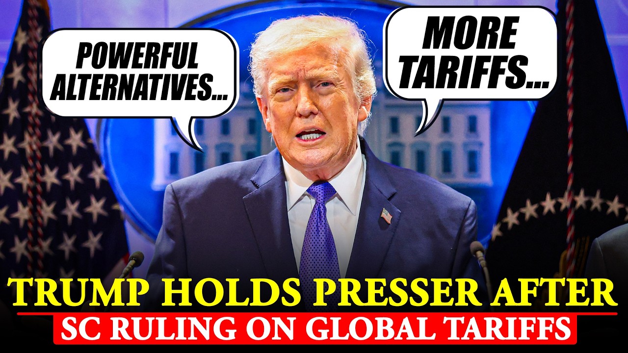 WATCH LVE: President Trump holds presser after Supreme Court rules against his global tariffs