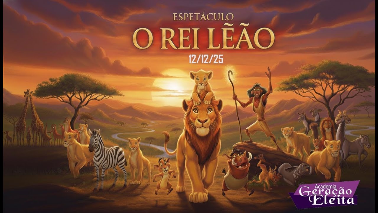 O Rei Leão – Uma Jornada de Propósito, 12/12/25