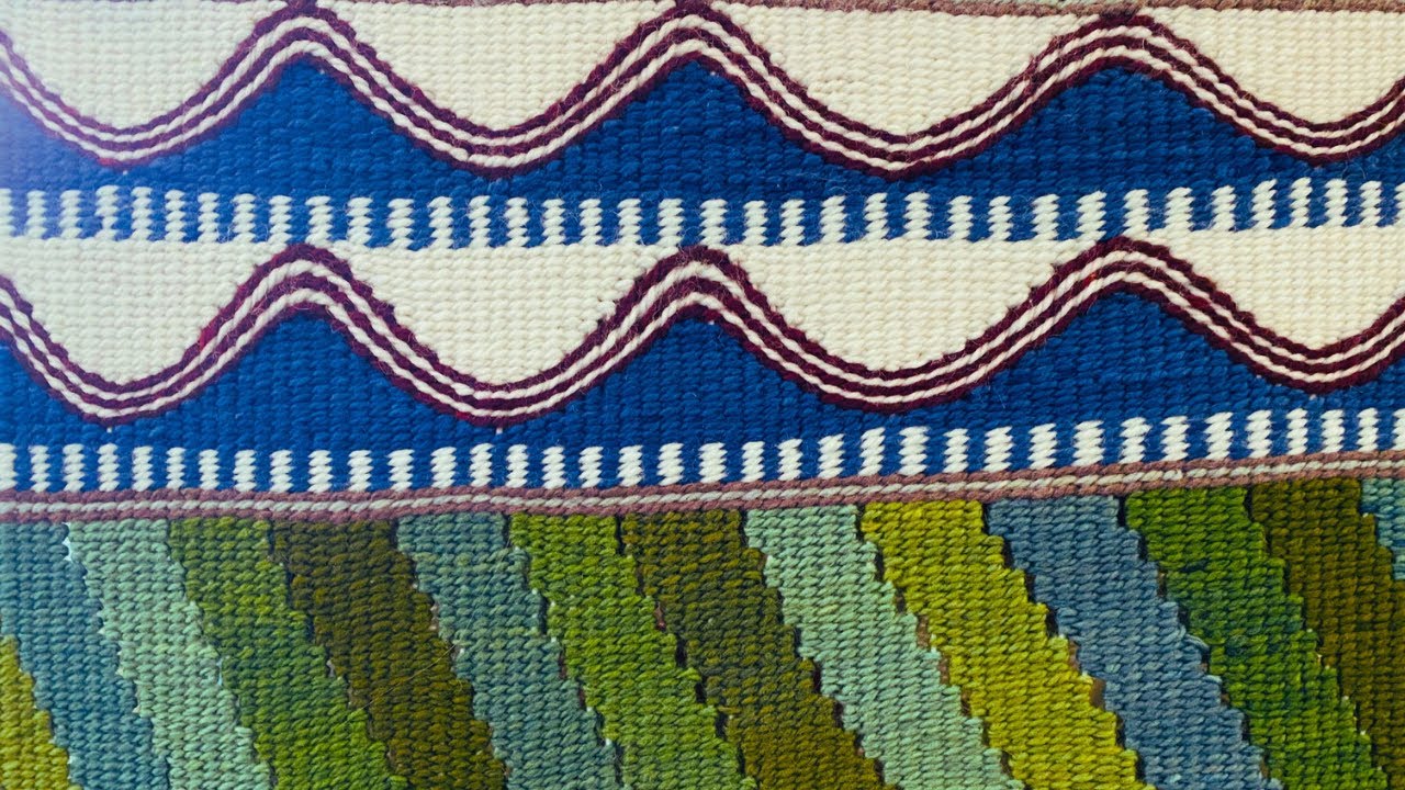 Twined Wool Weaving: “Sky to Sea”