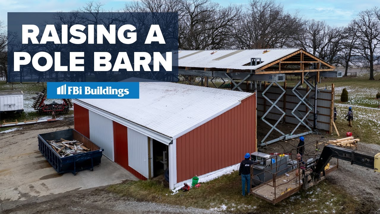 How To Raise An Old Pole Barn