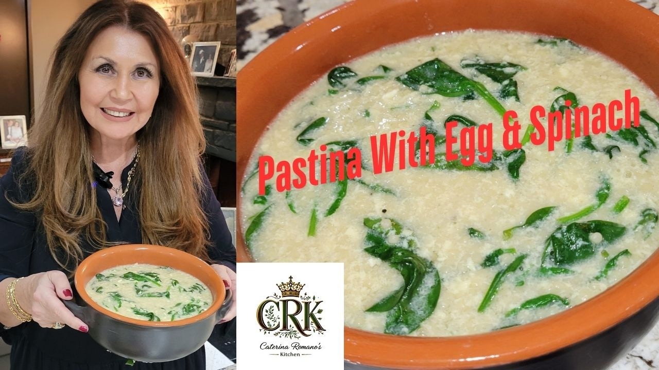 Pastina 🇮🇹 With Egg & Spinach ❤️❤️❤️ Food is my Love Language ❤️❤️❤️