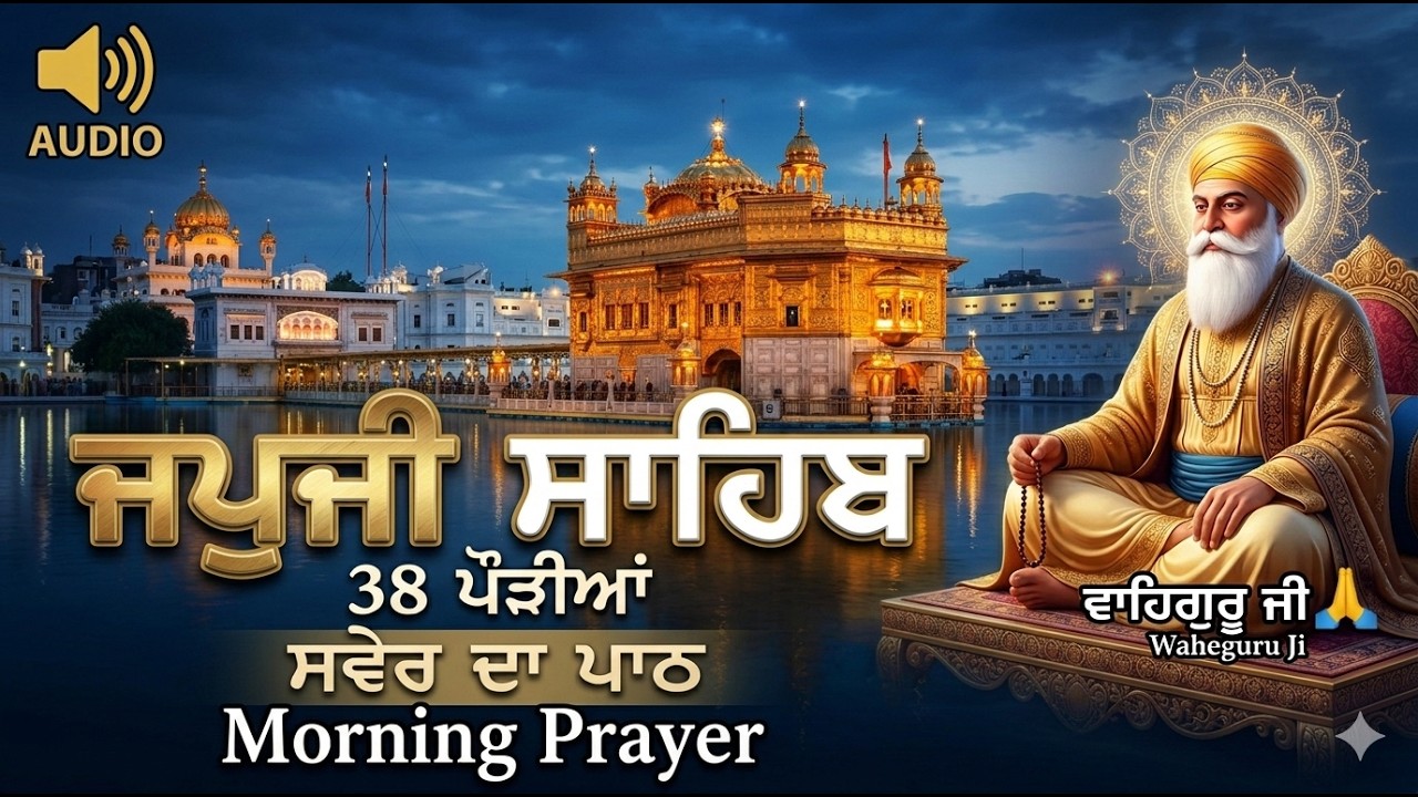 ਜਪੁਜੀ ਸਾਹਿਬ | Japji Sahib Path Full | Nitnem Morning Prayer | Seva Te Simran | Bhai Sukhvinder Singh