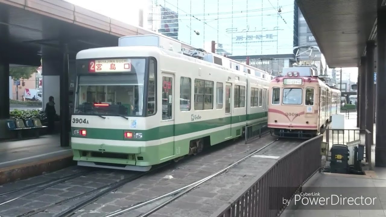 【次々来る！】とある平日朝の広電広島駅 part1