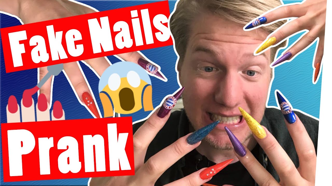 Bestrafung: FINGERN&Auml;GEL PRANK! Marc mit k&uuml;nstlichen N&auml;geln im REAL LIFE! || &bdquo;Das schaffst du nie!&ldquo;