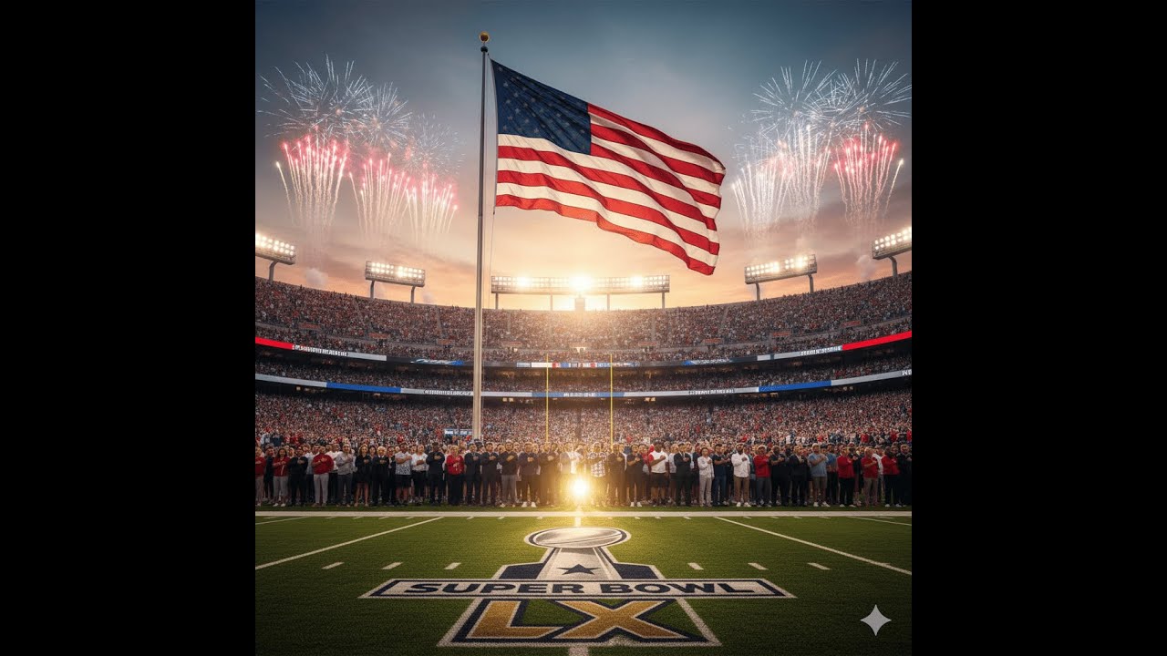 USA National Anthem 🇺🇸 Super Bowl 2026 - The Star-Spangled Banner (Lyrics)