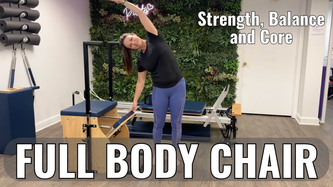 Full Body Pilates Chair Workout | Strength, Balance & Core Control (25 Minutes)