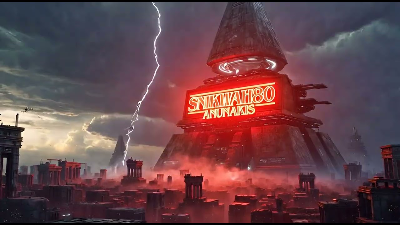 @snikwah8074 - ANUNAKIS - #slow #building #dark #ambient #synthwave #retrowave #ai #pyramid #scif 