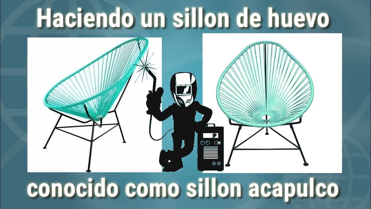haciendo un sillon de huevo o sillon acapulco