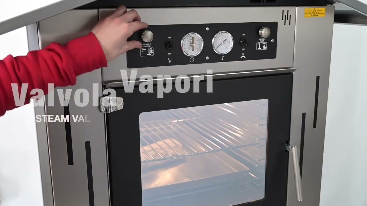 Forno a legna indiretto Steel di Rossofuoco - #pizza #fornoalegna #forno #polpini