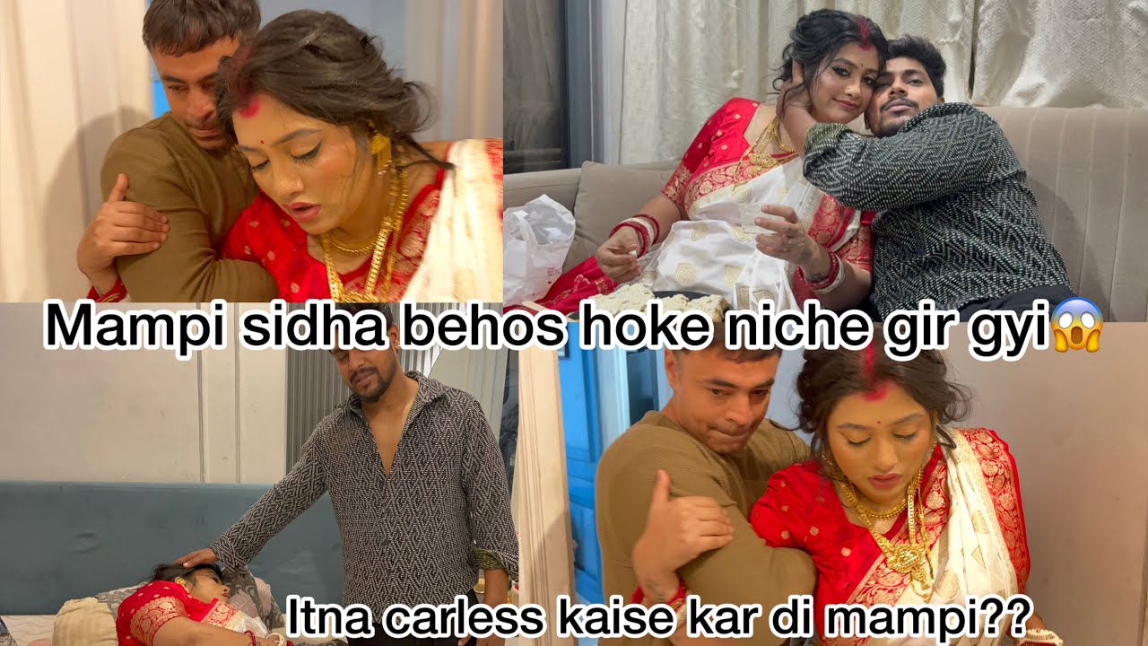 Itna careless kaise ho skti hai mampi || behos ho kar sidha gir pari mampi 😱
