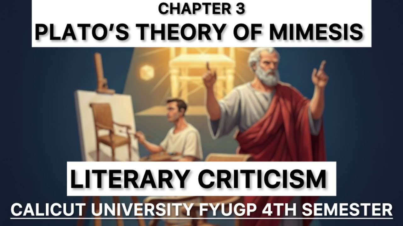 Literary Criticism | Plato's Theory of Mimesis | Calicut University | BA English