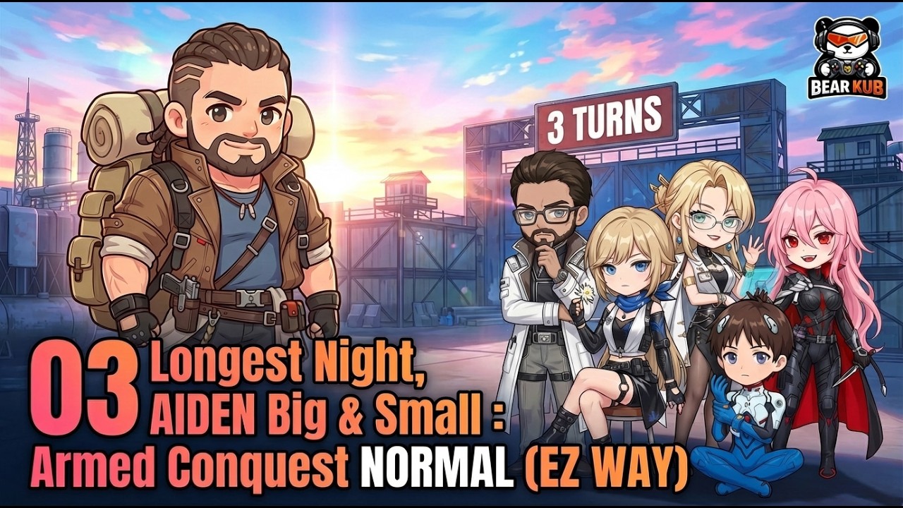 EZ WAY 03 (NORMAL) AIDEN Big and Small : Armed Conquest : Longest Night | Mecharashi Guide