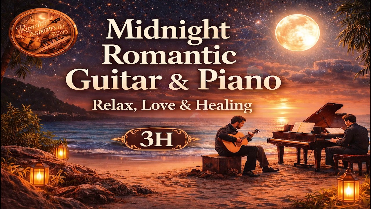 Midnight Romantic Guitar & Piano | Emotional Instrumental Music for Relax, Love & Healing (Part 2)