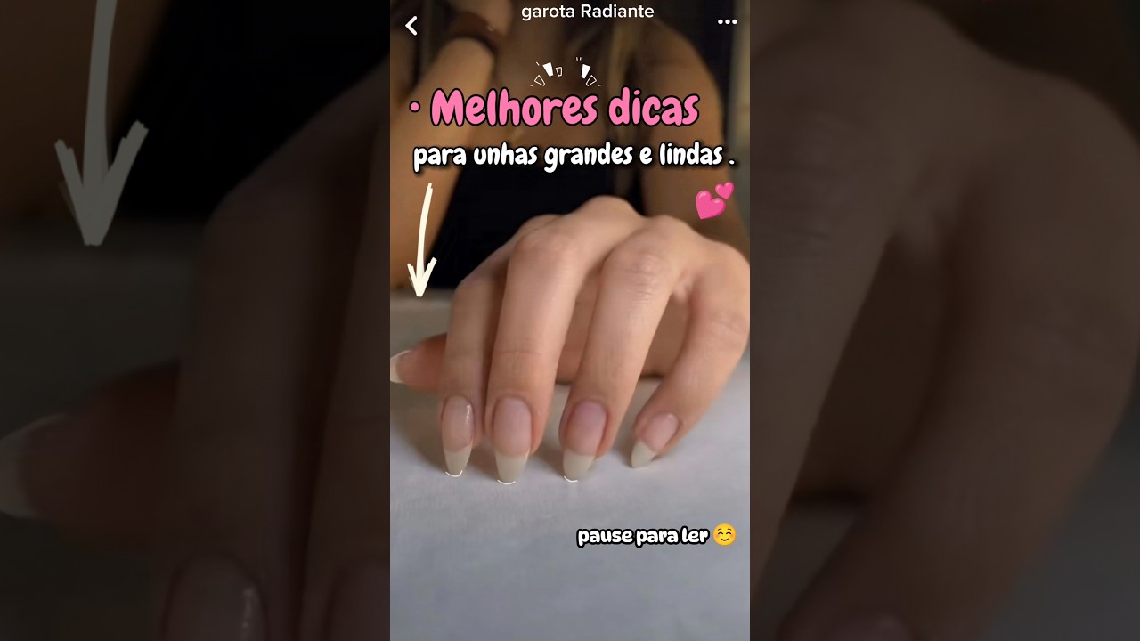 dicas para ter unhas grandes e lindas.#shorts #shortsviral #unhas #nails #tips #nail #unhaslongas