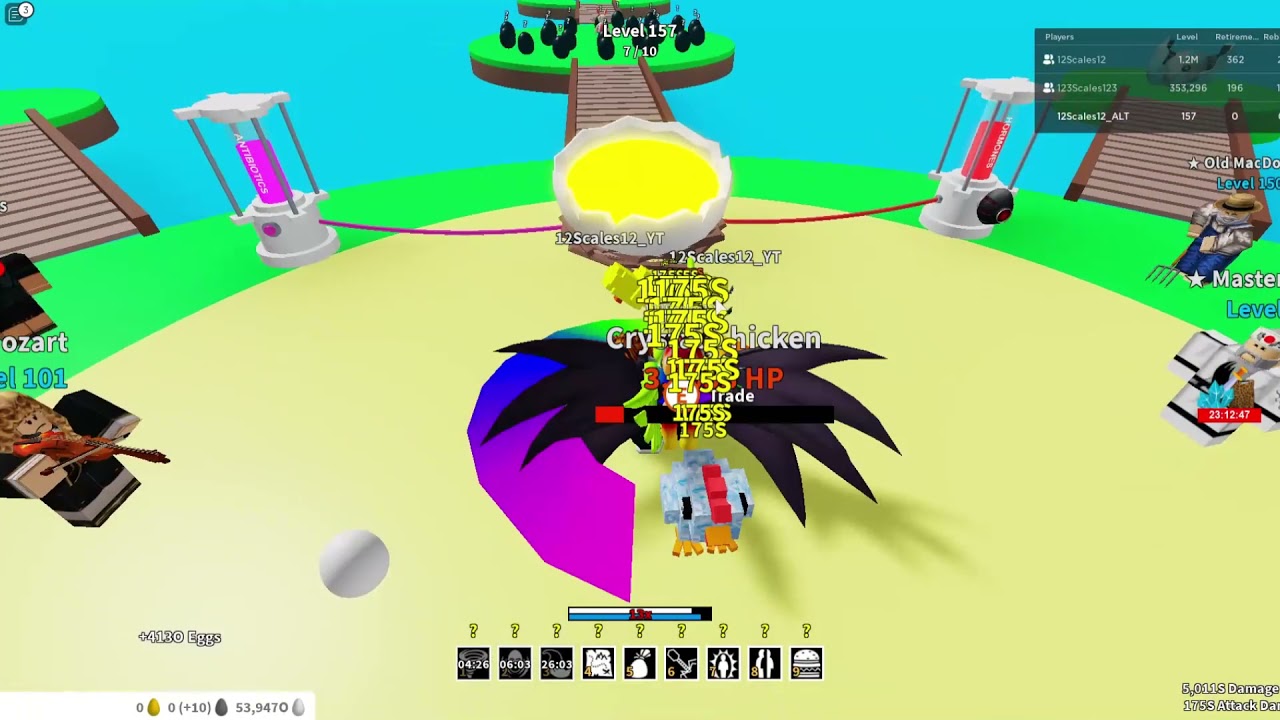 First rebirth in just a few hours !? - Roblox Egg Farm Simulator