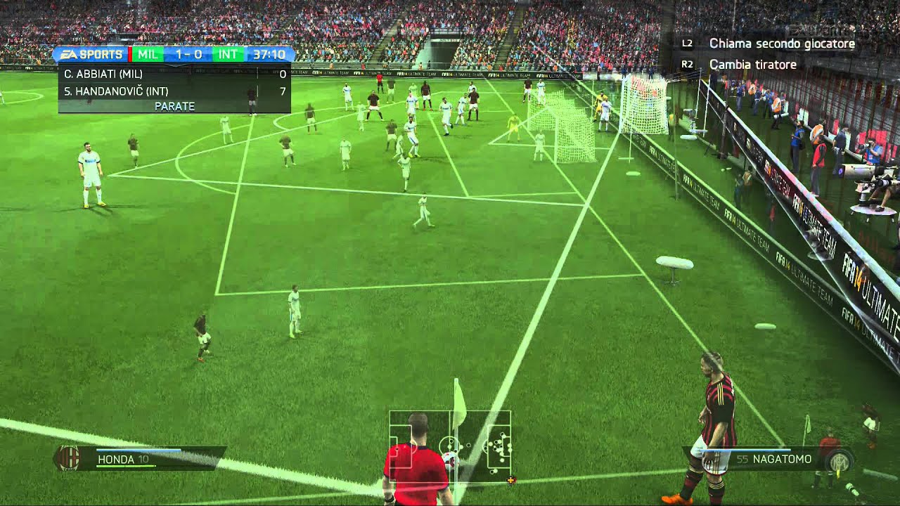 Fifa  14  PS4   gameplay  campionato serie A 2014  Milan - Inter