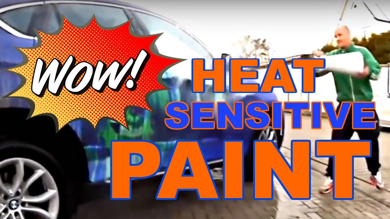 Heat Sensitive Thermochromic Paint - BMW X6