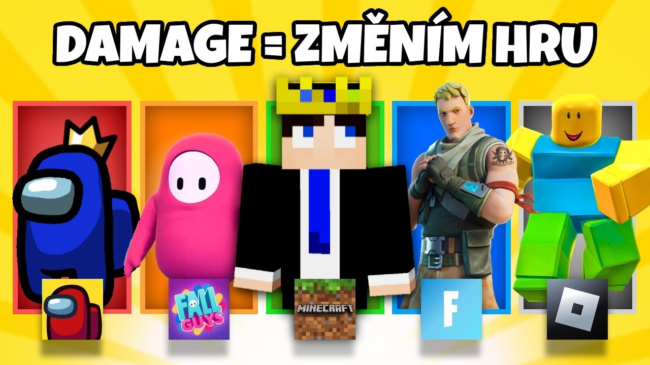 Minecraft, Ale Když Dostanu DAMAGE Mus&iacute;m Změnit Hru