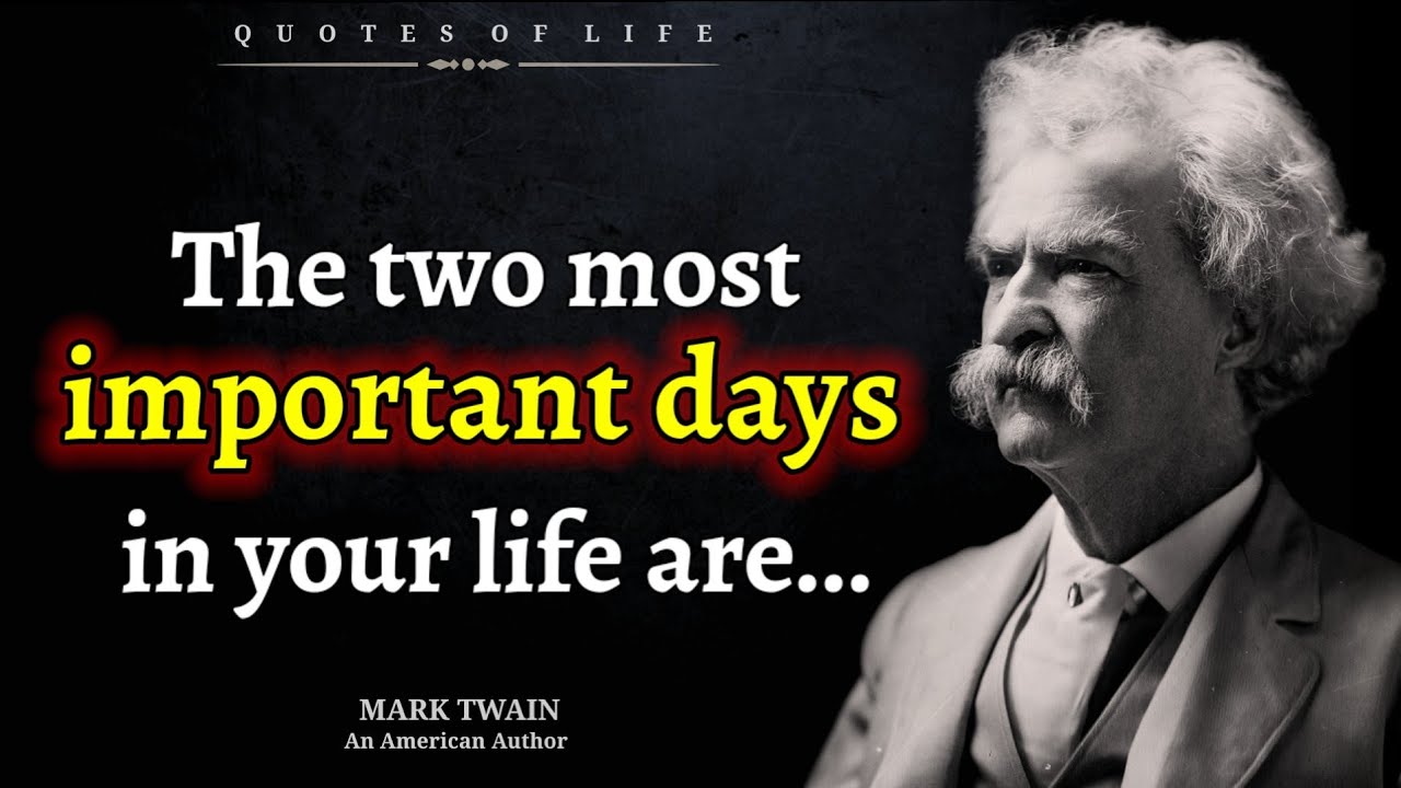 These&nbsp;Mark&nbsp;Twain&nbsp;quotes&nbsp;will&nbsp;motivate&nbsp;you&nbsp;to&nbsp;think,&nbsp;learn,&nbsp;love and&nbsp;live&nbsp;life to the&nbsp;fullest
