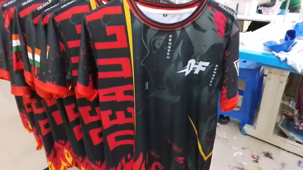Customized E-sports jerseys manufacturers from Bangalore #esports #jersey 