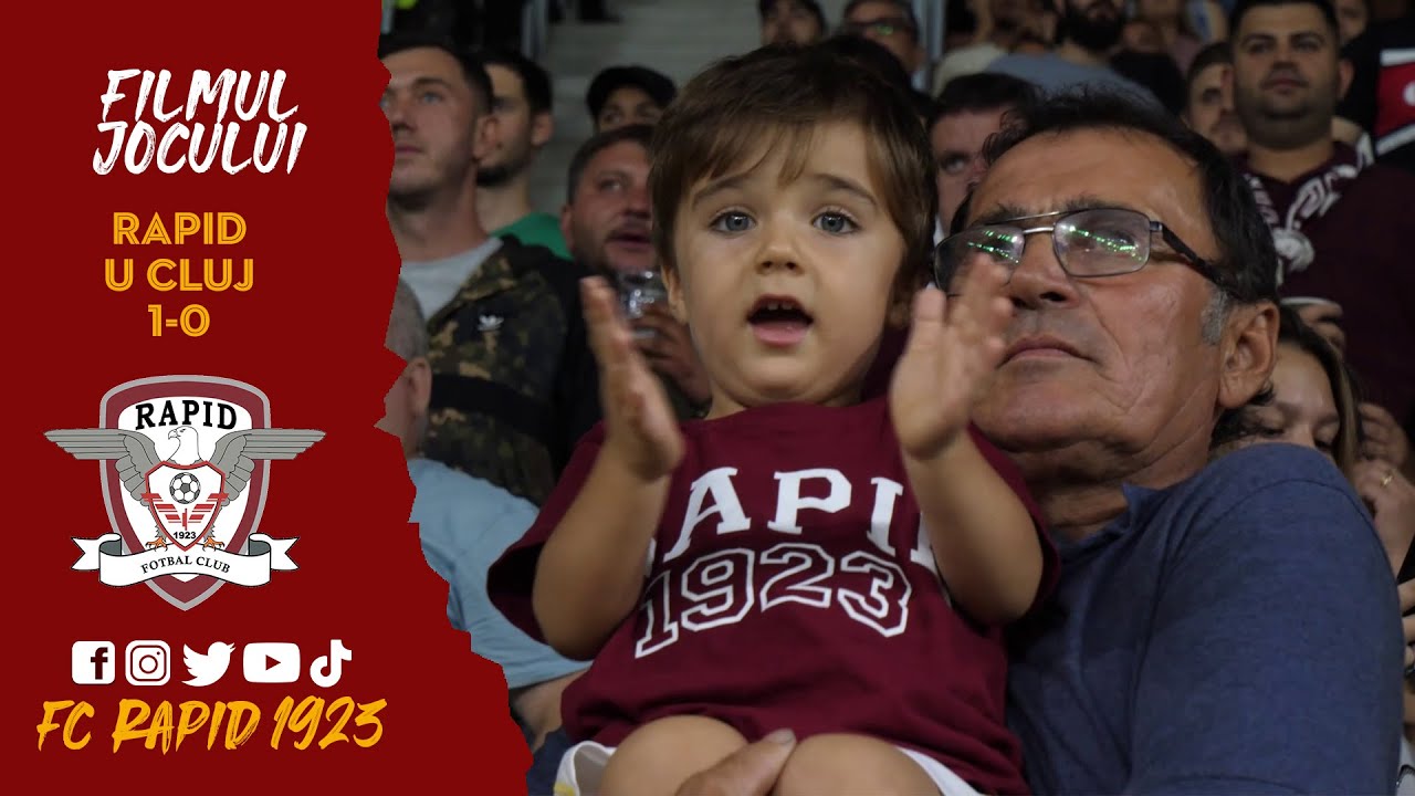 🎬 Filmul meciului: RAPID - U Cluj 1-0