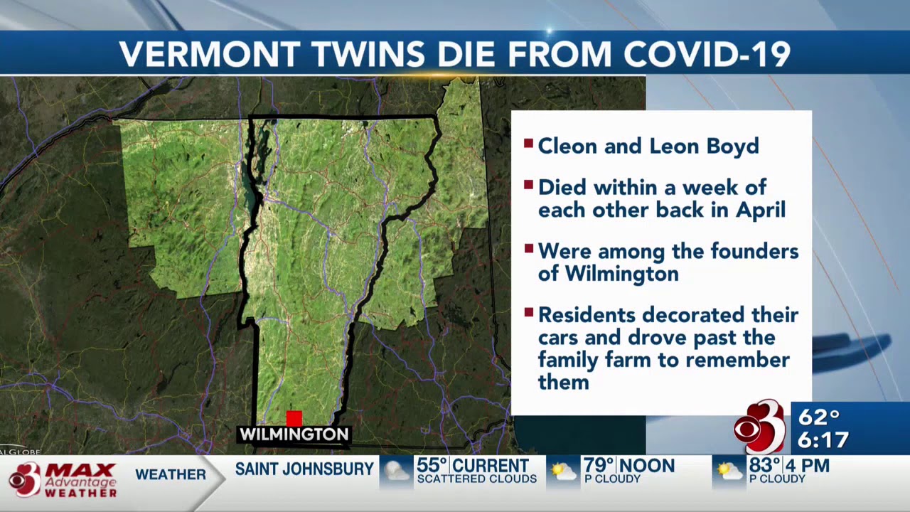 WCAX : Boyd Twins Honored :  Air Date 6-5-20