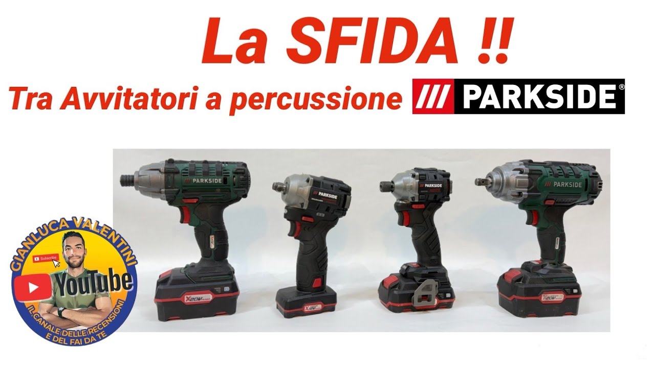 Sfida tra avvitatori a percussione parkside