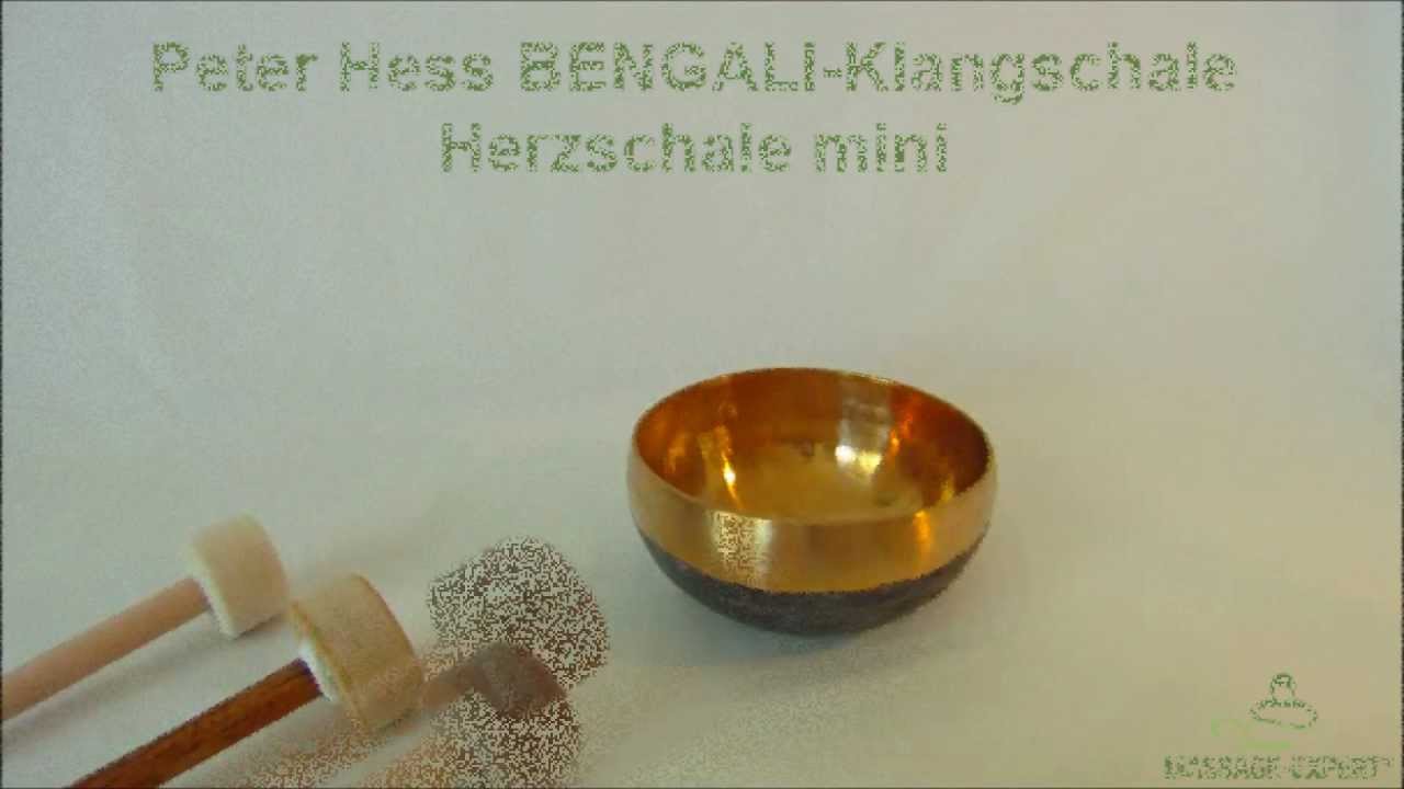 Peter Hess BENGALI-Klangschale, Herzschale mini