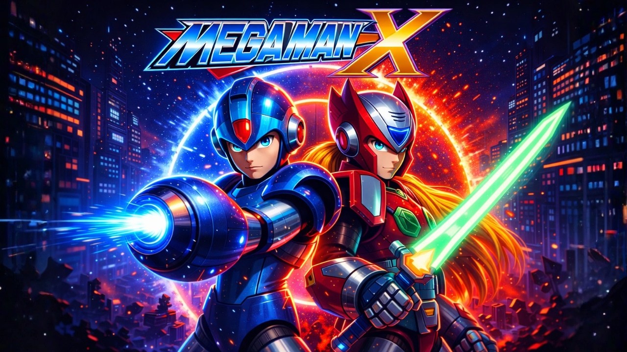 Cyber Rebellion: Original Retro Synthwave (Mega Man X Inspired)