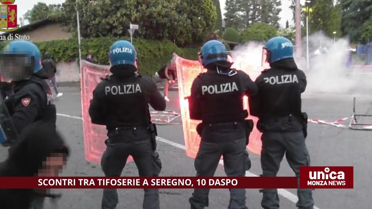 Scontri tra tifoserie a Seregno, 10 daspo